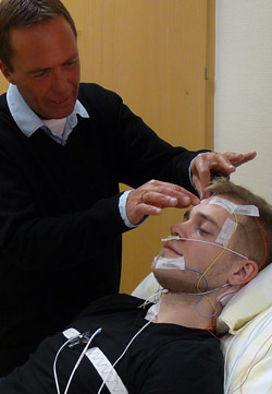 Untersuchung im Schlaflabor